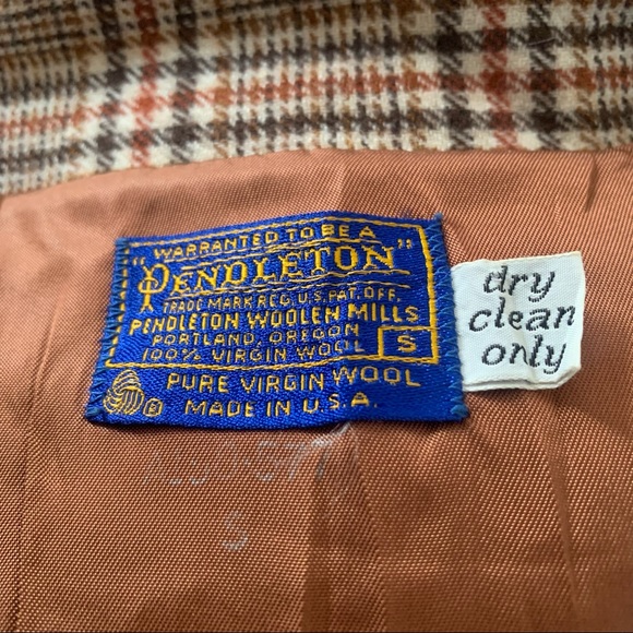 Vintage 60s 70s? Pendleton pure virgin wool sports coat. Small. - Picture 5 of 7